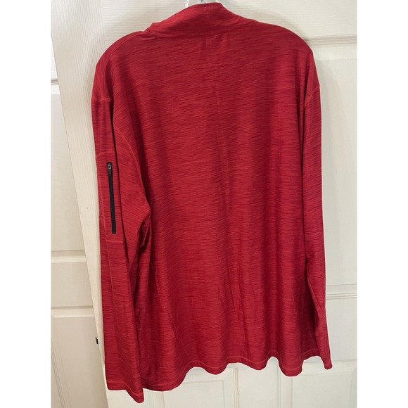 Ohio State Buckeyes Lg Sleeve Quarter Zip Men's Pullover Phone Pocket No Tag 2x - Picture 6 of 12